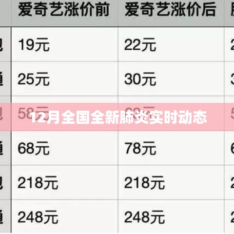 全国最新肺炎疫情实时动态追踪（12月）