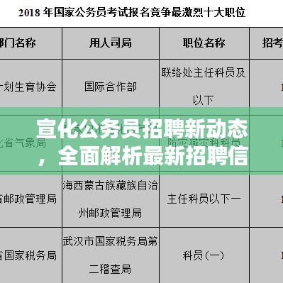 宣化公务员招聘新动态，全面解析最新招聘信息