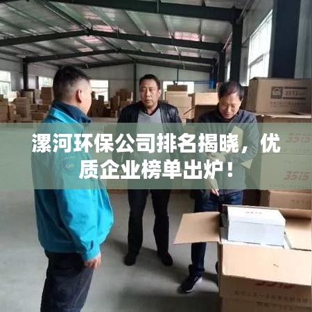 漯河环保公司排名揭晓，优质企业榜单出炉！
