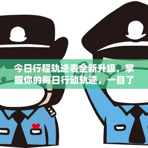 今日行程轨迹表全新升级，掌握你的每日行动轨迹，一目了然