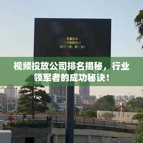 视频投放公司排名揭秘，行业领军者的成功秘诀！