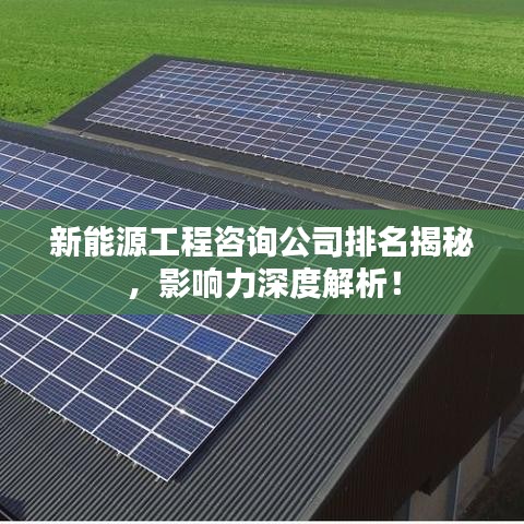 新能源工程咨询公司排名揭秘，影响力深度解析！