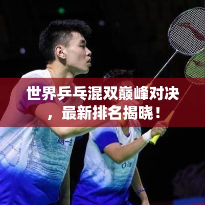 世界乒乓混双巅峰对决，最新排名揭晓！