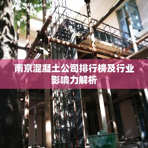南京混凝土公司排行榜及行业影响力解析