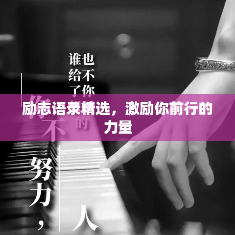 励志语录精选，激励你前行的力量