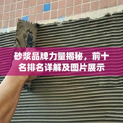 砂浆品牌力量揭秘，前十名排名详解及图片展示